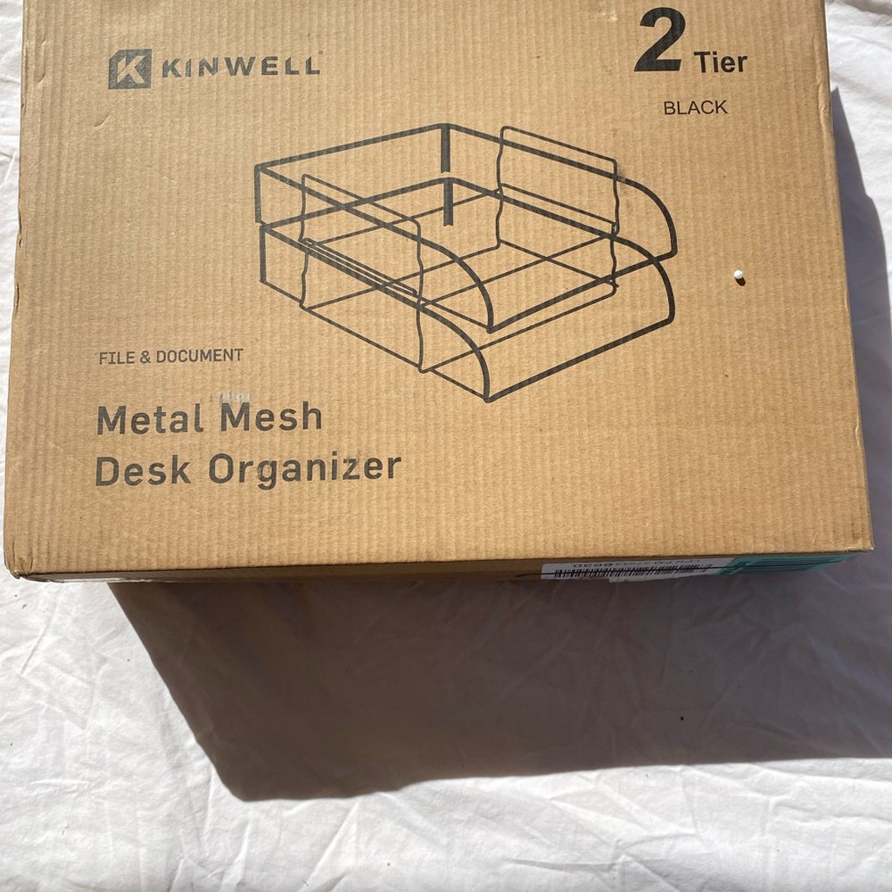 2 TIER METAL MESH ORGANIZER